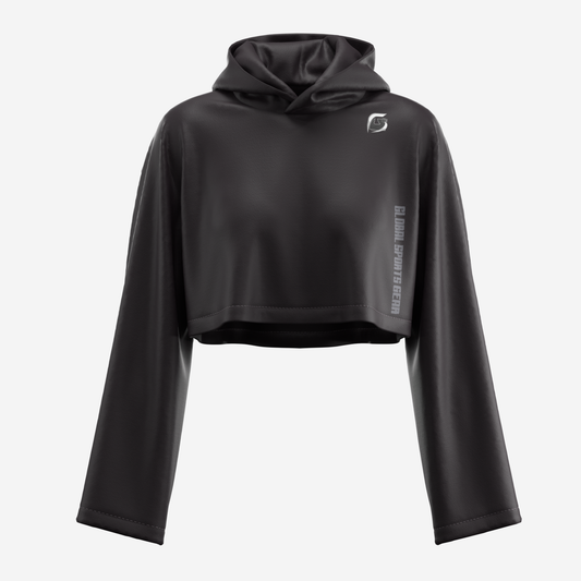 Black Phase Pulse Hoodie | Ladies